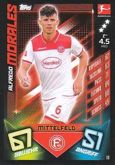 Alfredo Morales Fortuna Dusseldorf 2019/20 Topps MA Bundesliga #110